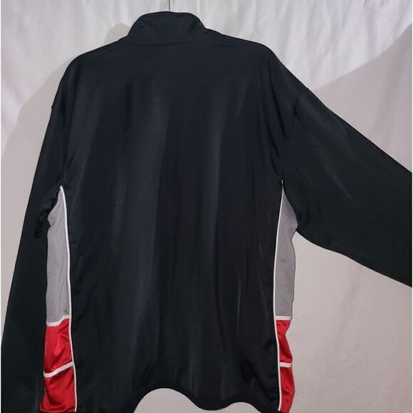 Nike Basketball Black Red Full Zip Sweater Size M - Picture 8 of 10